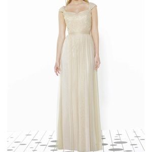 Champagne Tulle Gown